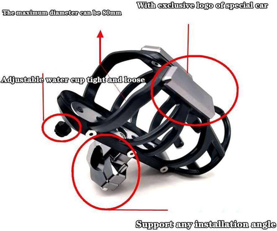 Amazon.co.jp: バイク用カップホルダー カワサキの場合 ZX-6R ZX-10R